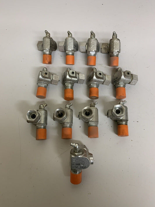 13 Pack of SP-288 Ratio 2000 Tee Valves with Grease Fittings (13 Pack)