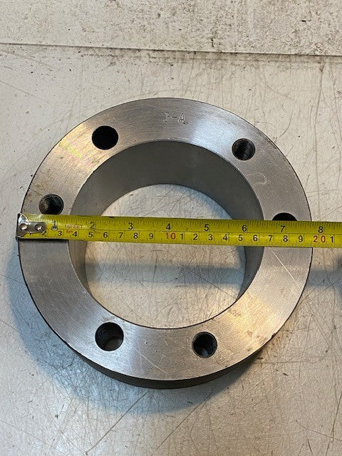 J-A Pneumatic Rotary Quick Collet Chuck 7-5/8" Dia. 3-1/8" Wide 130mm Bore