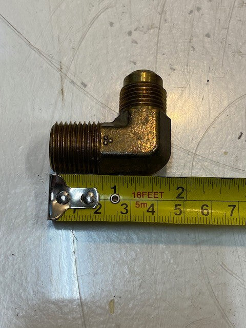 10 Quantity of 90 Degree Male Elbow Fittings 21mm Thread 19mm Thread (10 Qty)