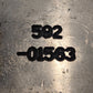 Hydraulic Pump Cover 592-01563 | KHF1580 | 2-1/4" Inlet/Outlet | 4 Bolt