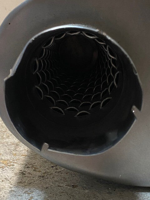 26" x 11" x 8" Muffler with Outlet/Inlet 3-1/2"