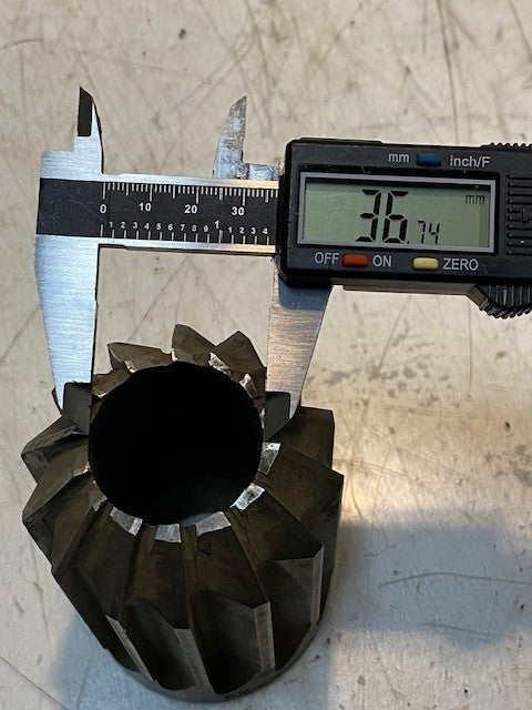 National Detroit Shell Reamer 2-7/8-S Spiral Flute 14-Teeth 37mm ID 72mm OD