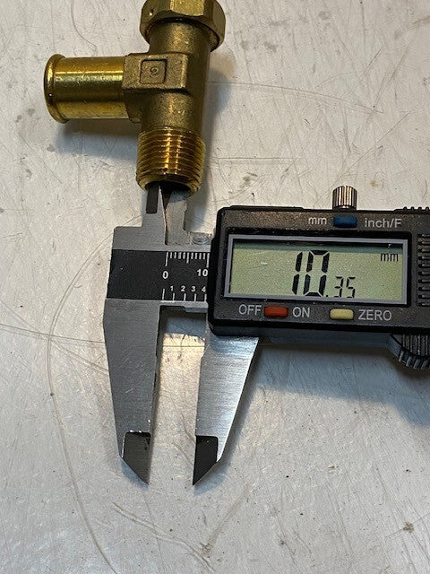 2 Quantity of Parker Shut-Off Valves #2 17mm Thread 10mm ID 13mm ID (2 Quantity)