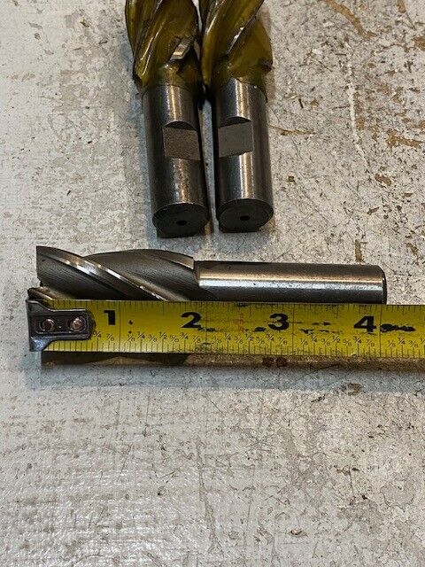 3 Quantity of 1"x3/4" HSS 1.5.441 Single End Mills (3 Quantity)