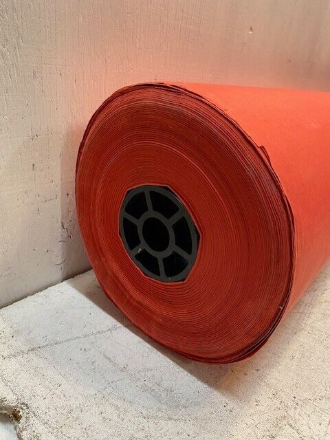 Red Butcher Paper Roll 7-3/4" OD 36" (3 ft) Long 36 lbs