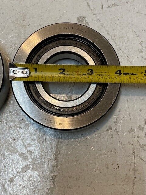 2 Quantity of Peer 209MZZ-1 Bearings 45mm Bore 101mm OD 29mm Thick (2 Quantity)