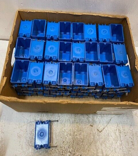 48 Quantity of B122A PVC Molded Wall Switch Boxes (48 Quantity)