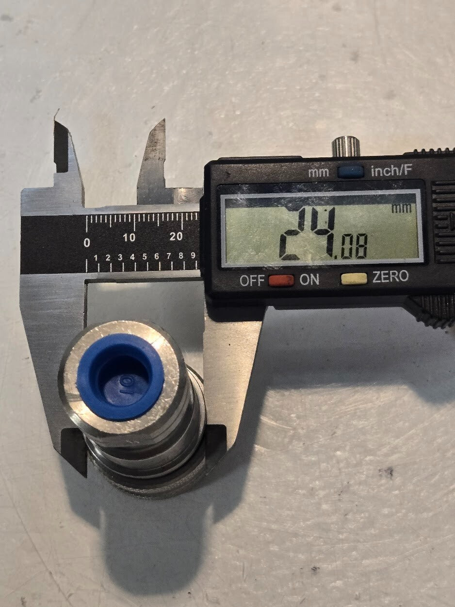 Parker 60 Series SH2-62 Stainless Steel Hydraulic Quick Disconnect Fitting 1/4"