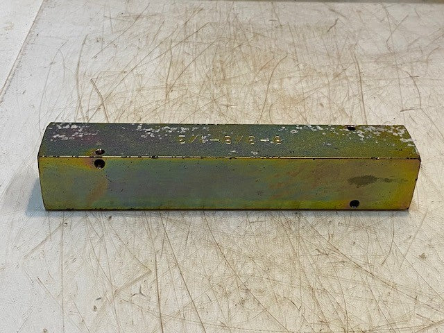 Brass Neutral Link 8-3/8-1/2 | 8 Holes Across 1 Hole on Side 8-5/8" L 1-1/2" W