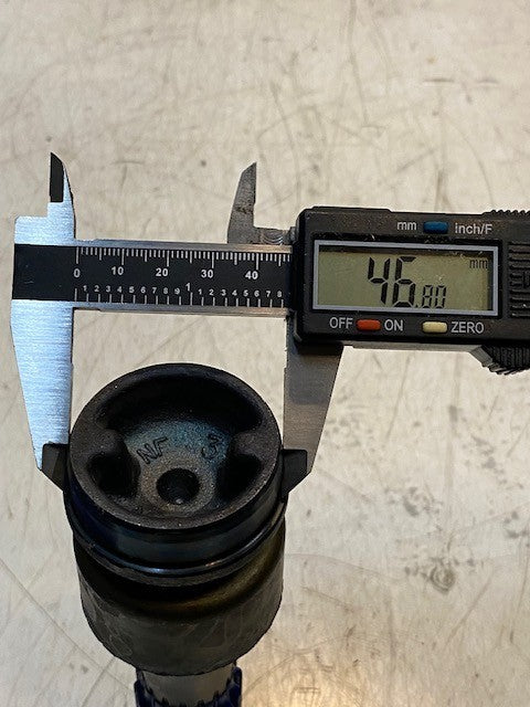 Stub Shaft NA7 | NF3 | 6-1/2" Long 16-Teeth 31mm 47mm End