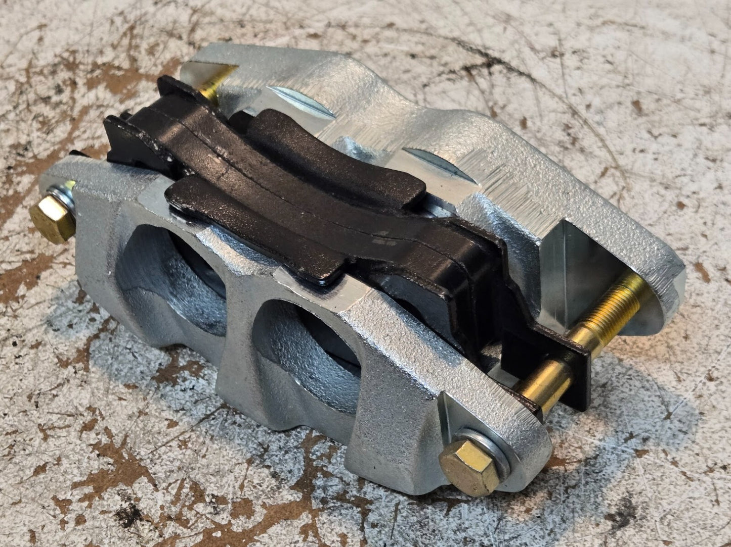 Brake Caliper and Pads 100449 | 8 1/4" Long 4" Wide 3 1/2" Tall