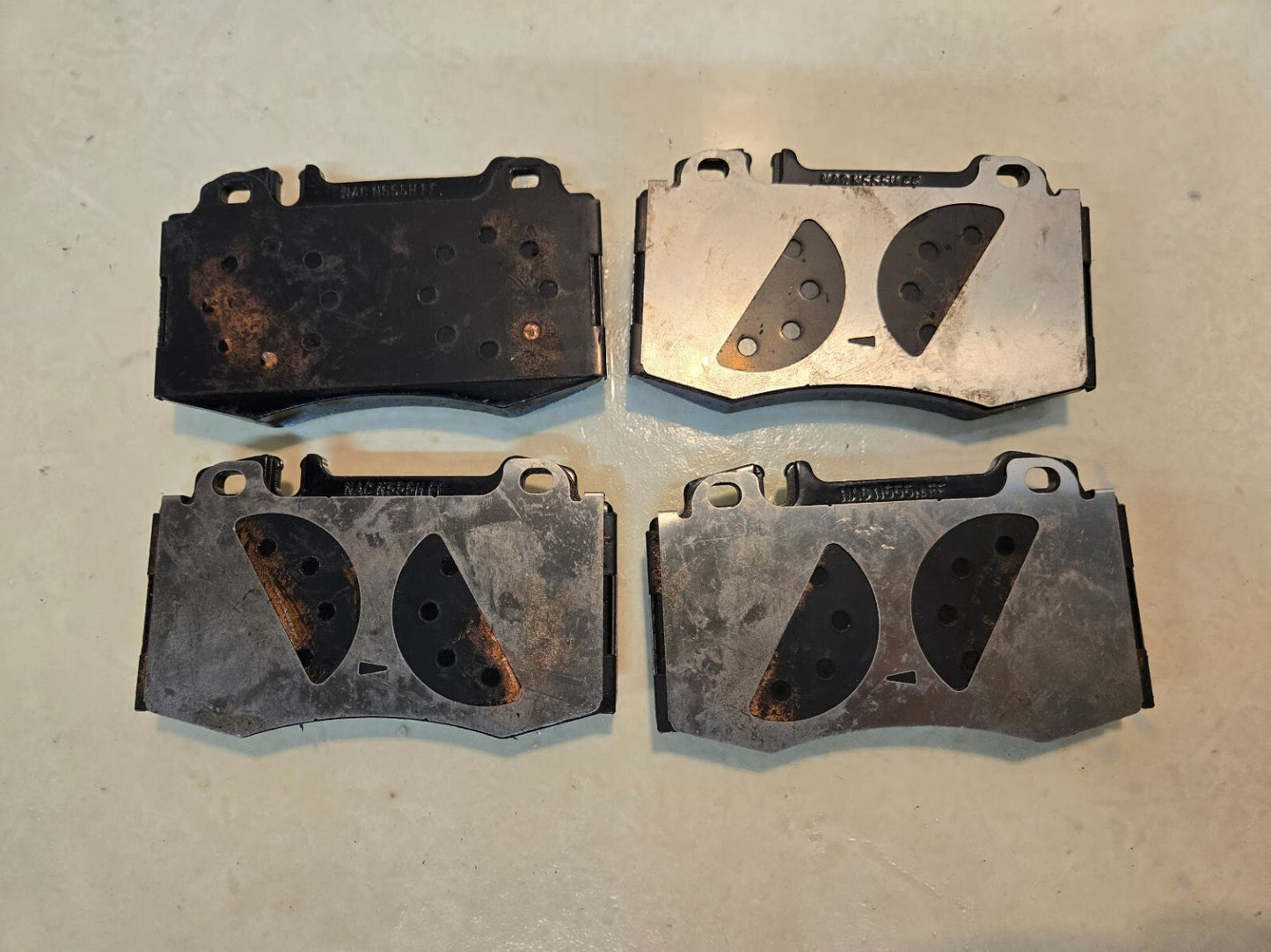 4 Quantity Brake Pads N555H Brembo for Mercedes 07.8175 | NAC N555H FF (4 Qty)