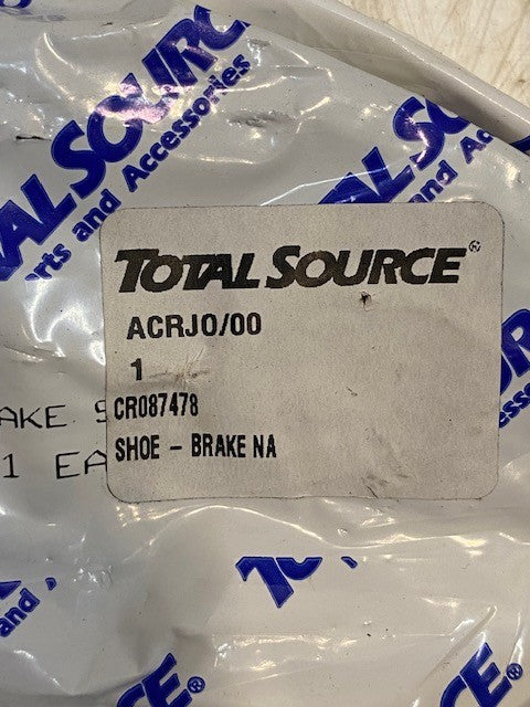 2 Quantity of Total Source Brake Shoes ACRJ0/00 | CR087478 (2 Quantity)
