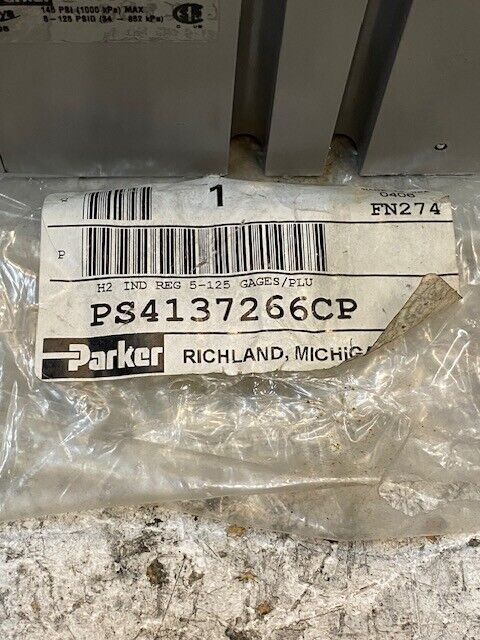 Parker PS4137266CP Pneumatic Valve Sandwich Pressure Regulator 145 Psi