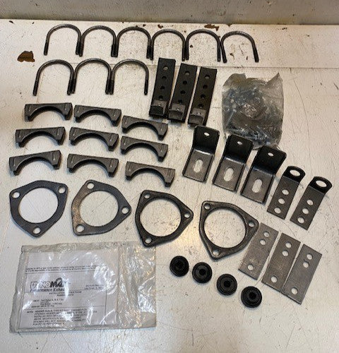 Dynomax 89016 Exhaust Dual Pipe Hardware Kit  *Only Pictured Items Included*