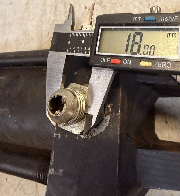 Parker Hannifin Black Tie-Rod Cylinder K16015801 Heavy Duty Industrial Unit