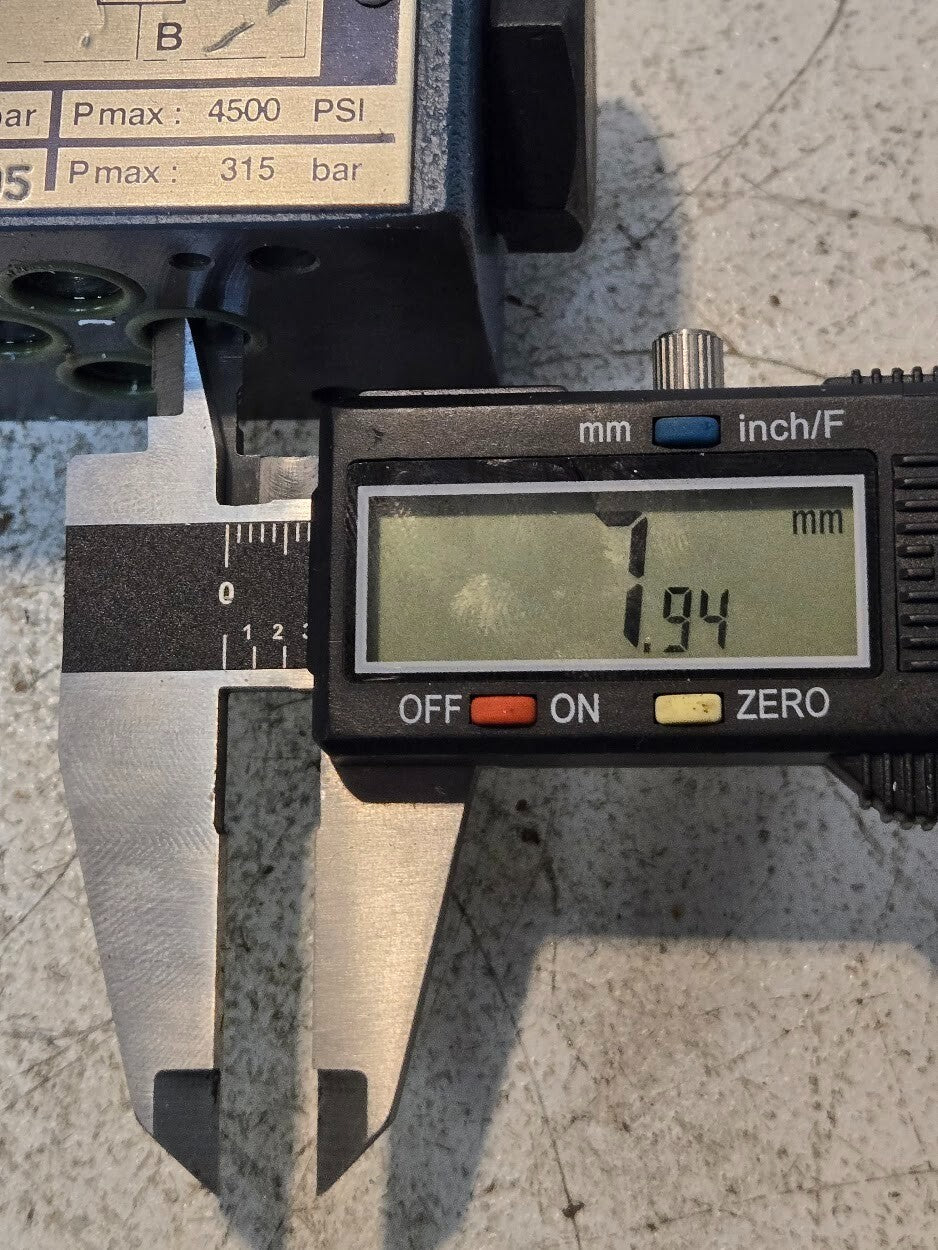 Bosch Manifold Check Valve 0 811 024 105 | 872 | Max Pressure 4500 PSI 315 Bar