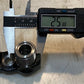 A/C Compressor Adapter Fitting 25mm Thread 14mm ID 3-1/8" L 1-1/4" W 1-1/2" H