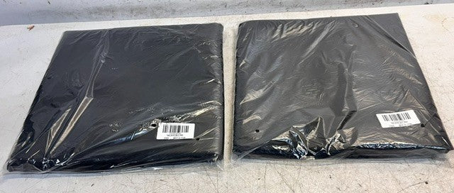 2 Quantity Black Table Cloths Washable Fabric Table Covers For Parties 10593090
