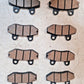 8 Quantity of Scooter Brake Pads FJ007AA (8 Qty)