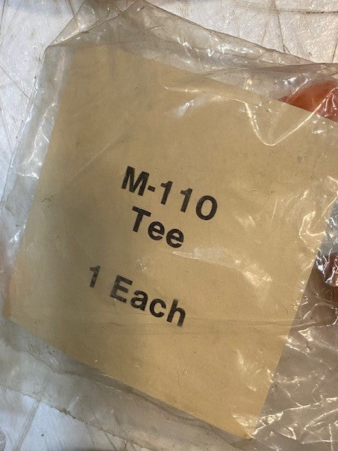 6 Quantity of M-110 Tees JIC Swivel Tee Fittings Hydraulic Tee Adapters (6 Qty)