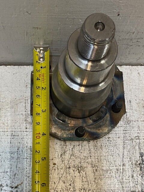 2 Quantity of Spindle Shaft Assemblies 7" Tall 25mm Thread End 64mm OD (2 Qty)