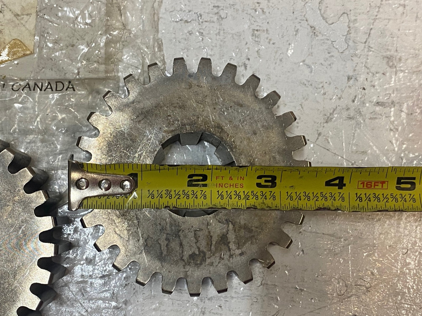 2 Pack of Bombardier Myers Bros Gears 27 Teeth 3.5" Diameter 608001590 (2 Qty)