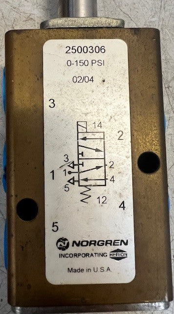 Norgren Herion 2500306 5/2 Way Direct Acting Pneumatic Solenoid Valve