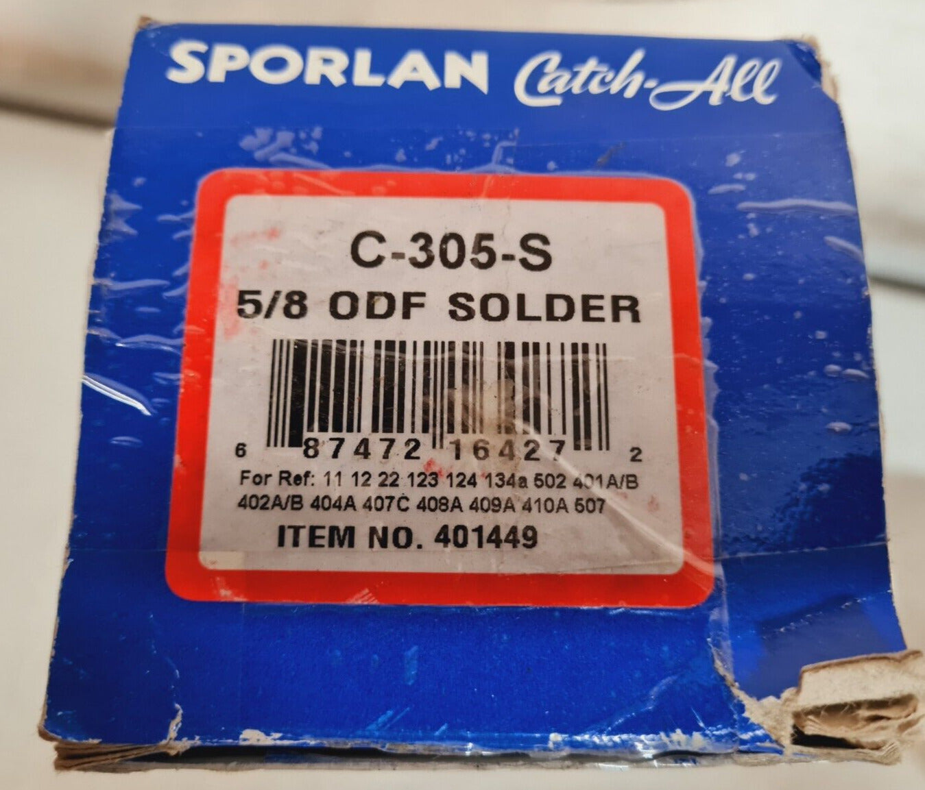 2 Qty. of York & Sporlan Filter Driers 026 14777 007 | 401449 | C-305-S (2 Qty)