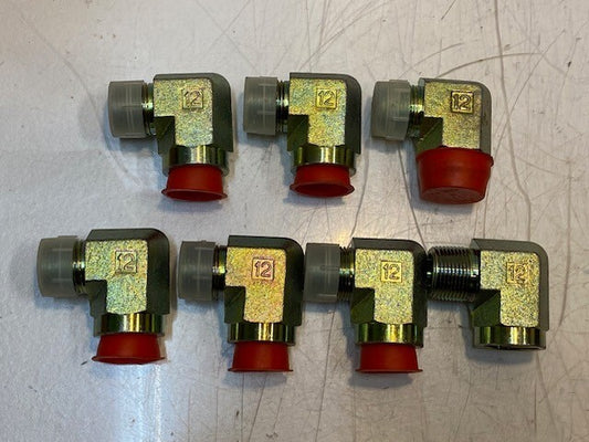 7 Quantity of TC 90 Degree Elbow Pipe Fittings Male x Female 12 (7 Quantity)