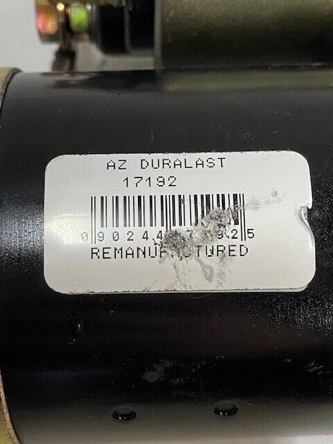 AZ Duralast Reman Starter 17192