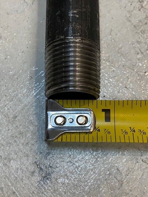 6 Quantity of 3/4" x 42" Black Pipes Both Ends Threaded (6 Quantity)