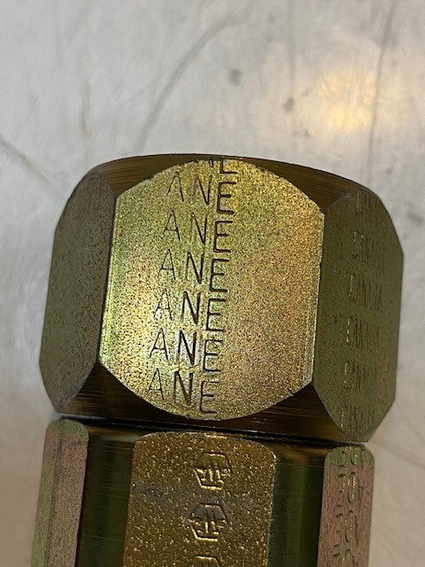 Hydraulic Check Valve Hose Fitting 06916, 16, ANE, Z, ADE, 2-3/4" L 38mm OD