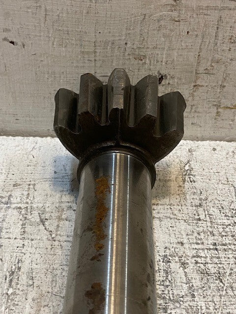 Double Steering Sector Pitman Shaft 8-3/4" Long 22mm Thread 32-Spline 35mm OD