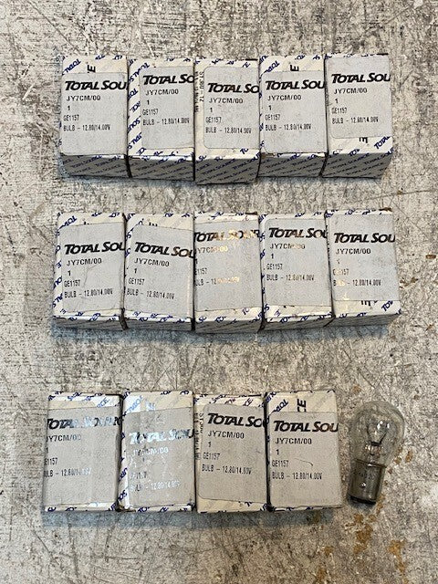 14 Quantity of Total Source Bulbs 12.80/14.00V | JY7CM/00 | GE1157 (14 Quantity)