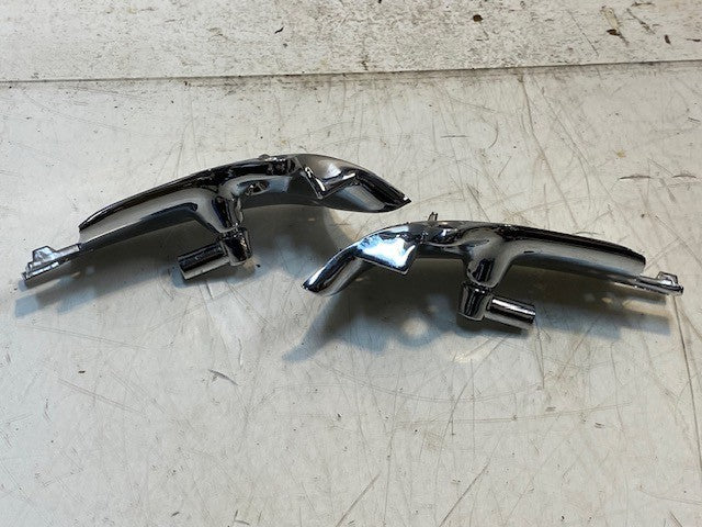 Pair of Chrome Gear Shift Left & Right Pedal Covers for Motorcycle MAP LH MAP RH