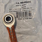 4 Quantity of F.K. Bearings JMX8T F2-Fit 1/2"x1/2" Precision Rod Ends (4 Qty)