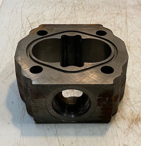 Hydraulic Gear Pump Housing Body 44mm Bore 5-3/4" x 6" x 2-3/4"