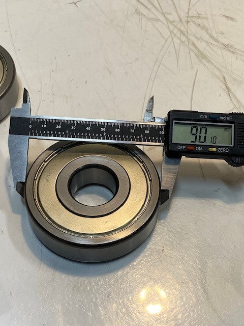 2 Quantity of Sealed Ball Bearings 6406Z 30x90x23mm (2 Quantity)