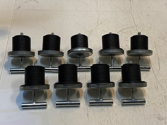 9 Quantity of Van Prod. Oil Filler Caps 3-1/4" L 54mm OD 37mm Thread (9 Qty)