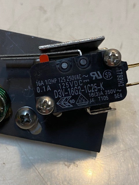 Turbo Chef Door Switch Assembly w/ Two D3V-16G2-1C25-K