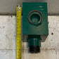 Hydraulic Solenoid Valve Manifold Green 37mm Thread OD 19mm ID 3"x4"x6-1/4"