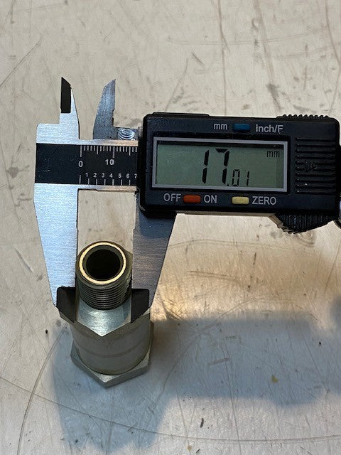 REPUBLIC 482-3/8D2-1/2 Relief Valve 14mm Bore 17mm Thread 10mm ID 28mm OD