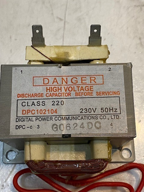 TurboChef NGC-3061-2 Filament Transformer Kit 230V, 50HZ