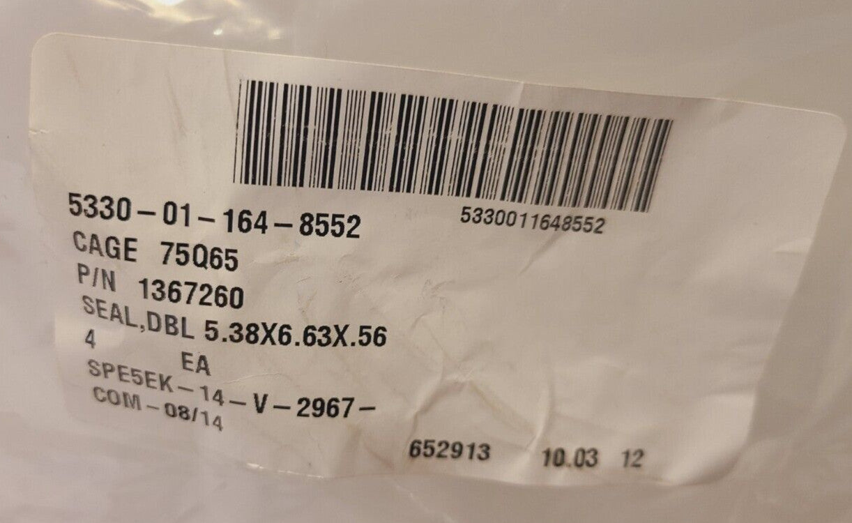 3 Quantity of National Oil Seals 1367260 | CAGE 75Q65 | 5330-01-164-8552 (3 Qty)