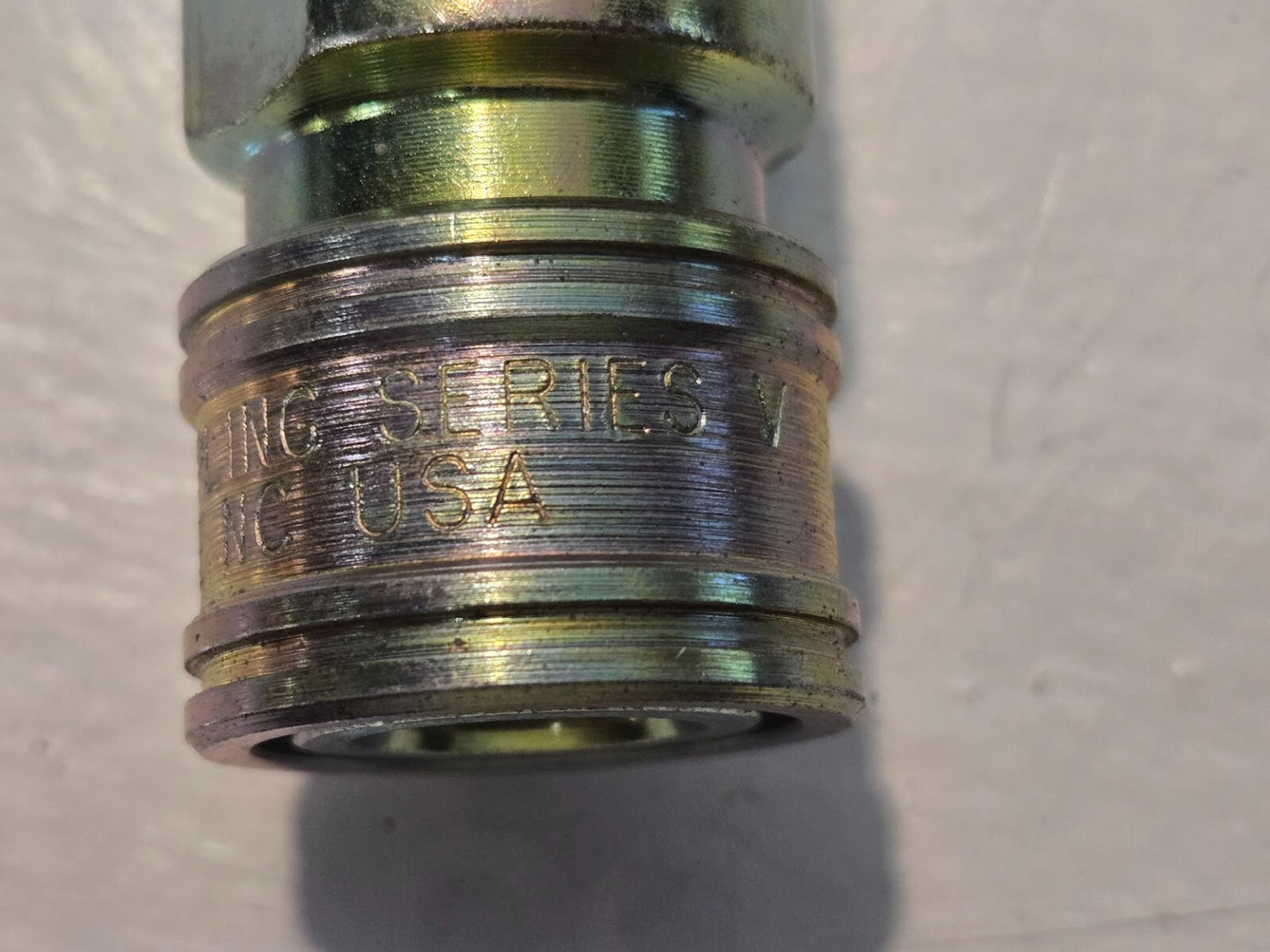 3 Quantity of Perfecting Coupling Series V Quick Connect 1/4"-18 x 1/4" (3 Qty)
