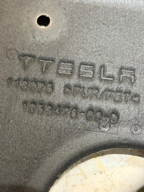 Tesla Model S Front Motor Bay Outer Absorber Right-Hand Drive 1053476-00-D