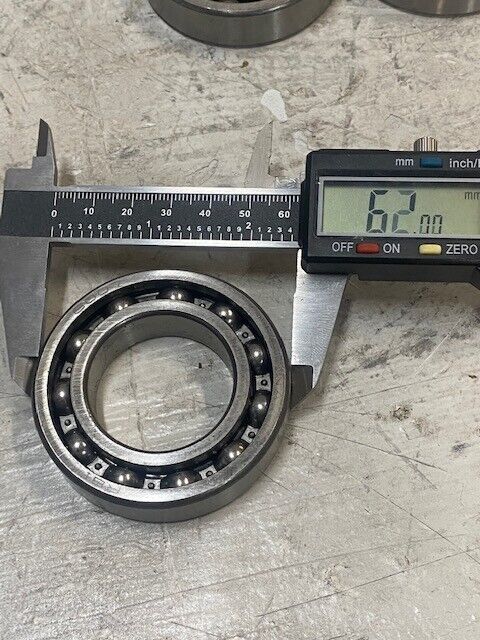 5 Qty of RBI 6007 China 14x35x62mm Bearings (5 Quantity)