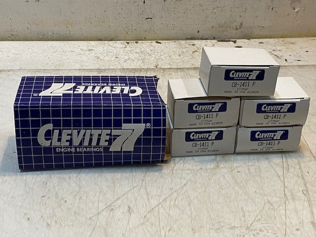 5 Pair of Clevite 77 Connecting Rod Bearings CB-1411P (10 Pieces Total)