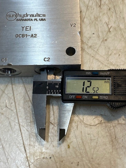 Sun Hydraulics 0CB1-A2 | YEI Pilot-to-Open Check Valve w/ Standard Pilot Assy